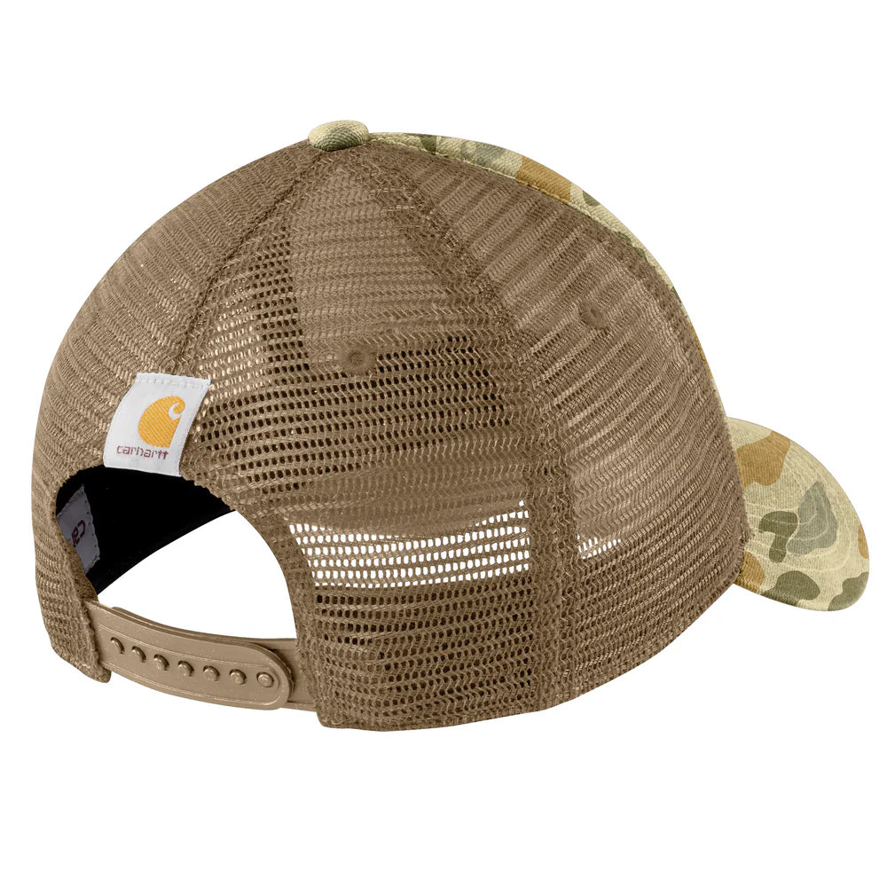 Carhartt Canvas Mesh-Back Camo Cap