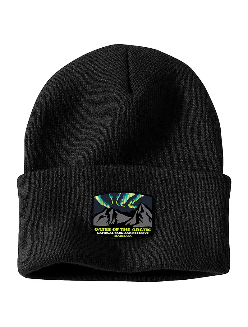 Carhartt Knit Cuffed Gates of the Arctic National Park Patch Beanie