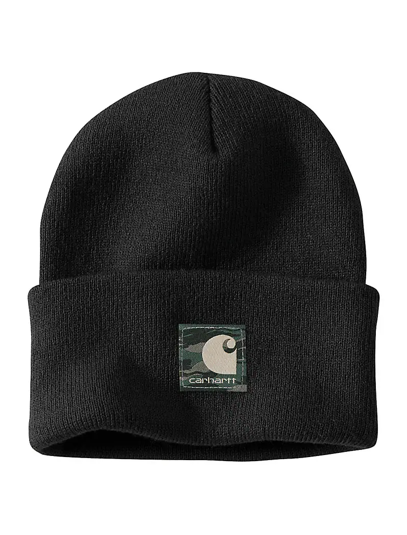 Carhartt Knit Camo Patch Beanie