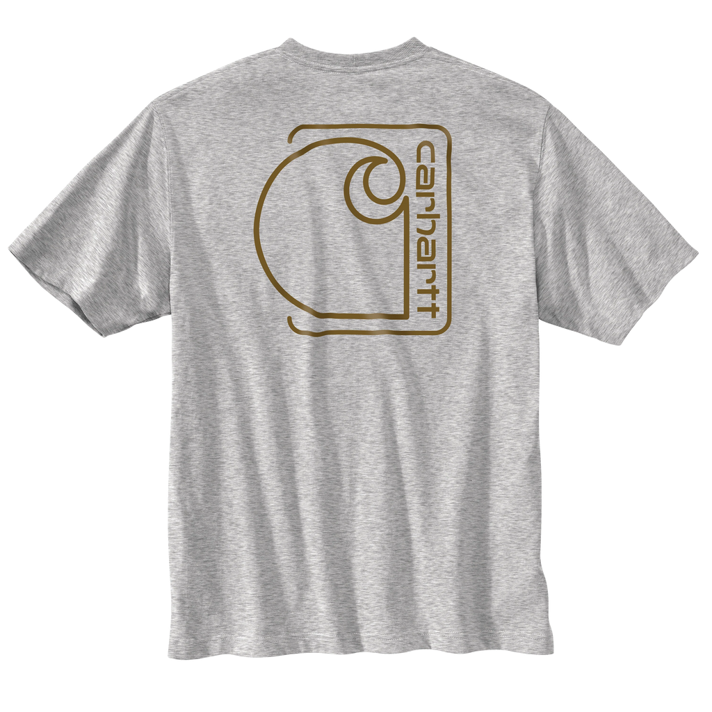 Carhartt Relaxed Fit Lightweight Short-Sleeve Pocket C Graphic T-Shirt