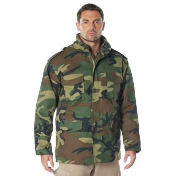 Woodland Camo M-65 Field Jacket