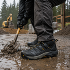 Keen Lansing Mid Steel Toe Work Boot