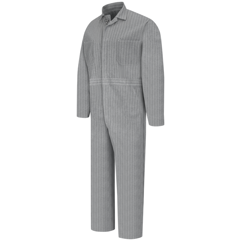 Red Kap Button-Front 100% Cotton Coveralls