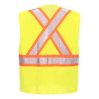 Portwest Hi-Vis Mesh X Back Expandable Breakaway Vest