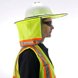 Cordova Hi-Viz Lime Foldable Neck Shade