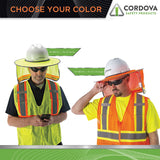 Cordova Hi-Viz Lime Foldable Neck Shade