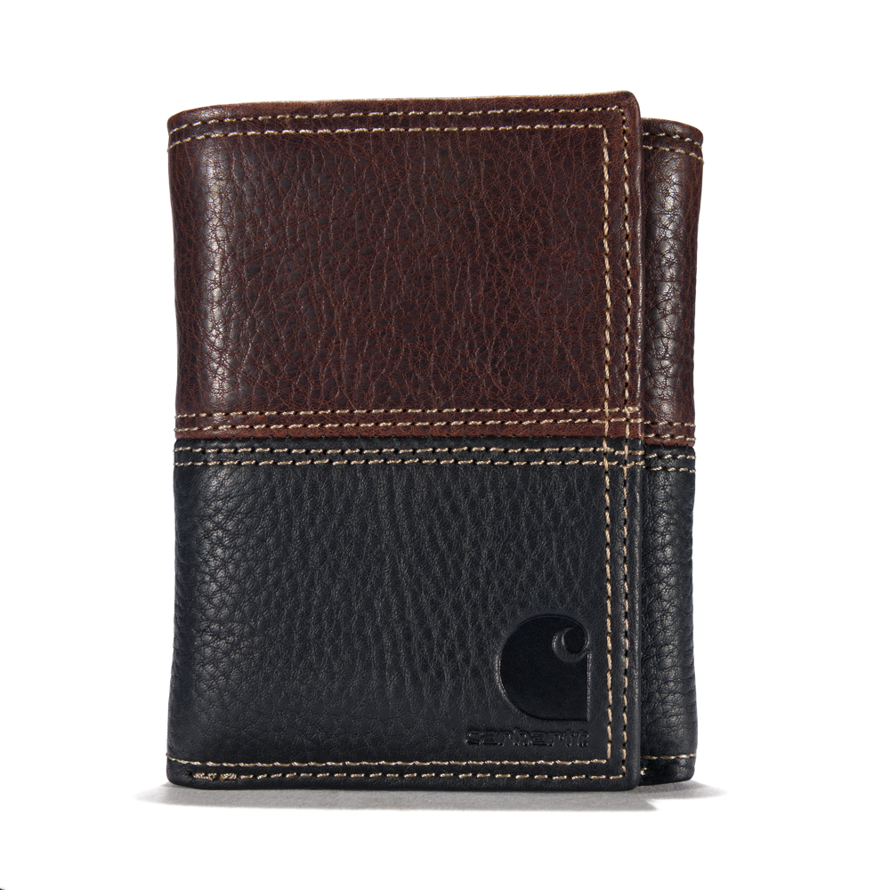 Carhartt Leather Two-Tone Trifold Wallet