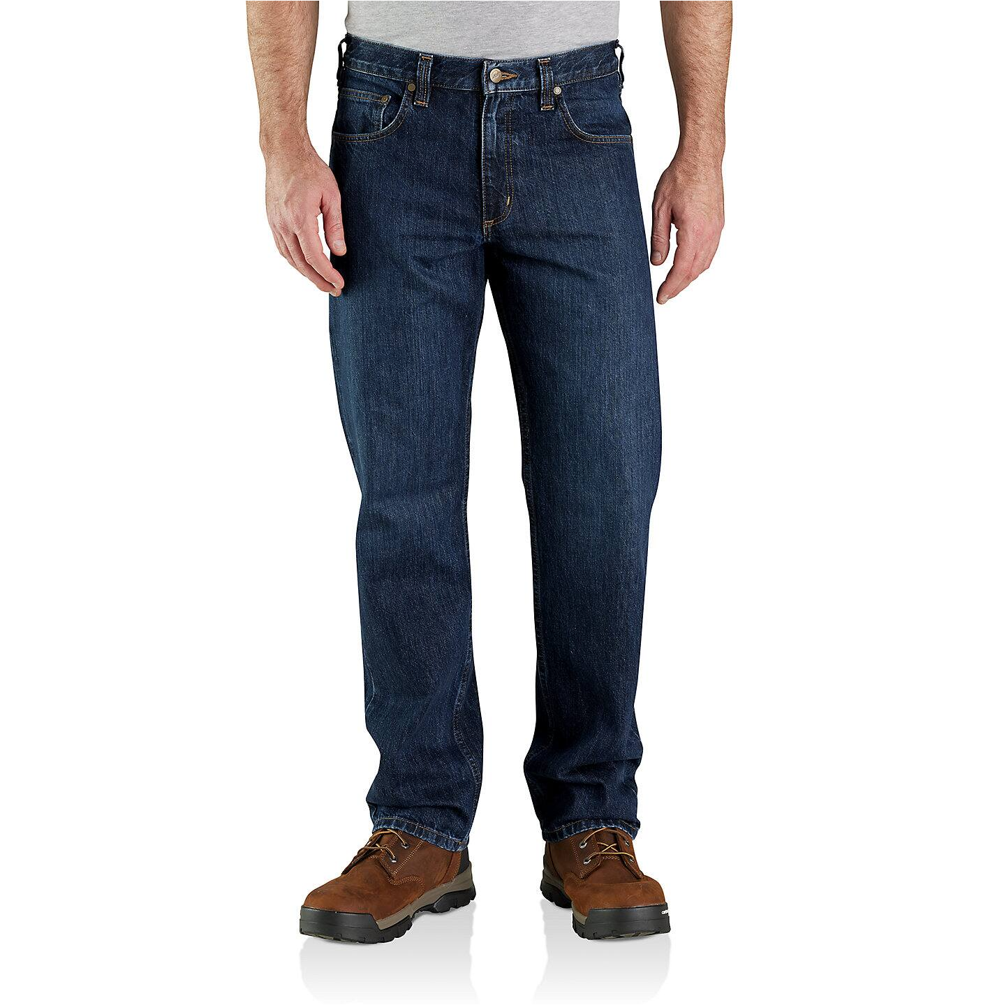 Carhartt Men's Jean - Relaxed Fit - 100% Cotton Denim