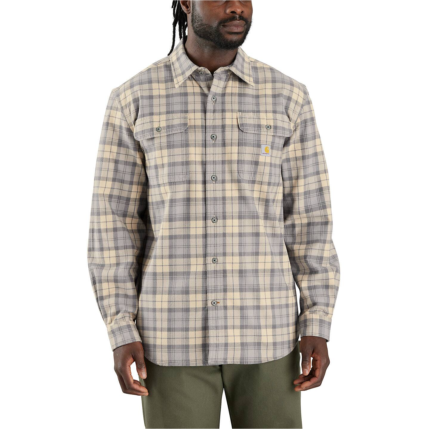 Carhartt Loose Fit Heavyweight Flannel Long-Sleeve Plaid Shirt - 106356