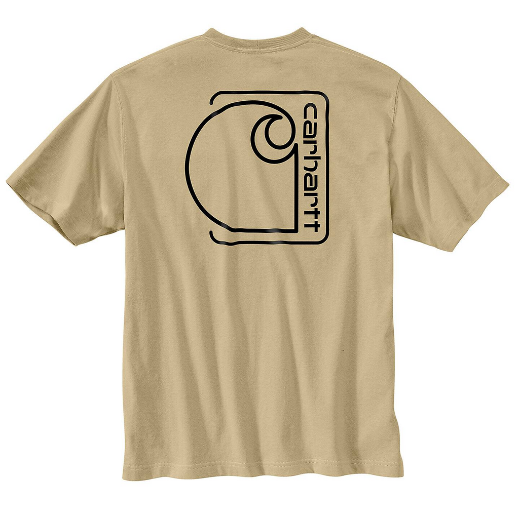 Carhartt Relaxed Fit Lightweight Short-Sleeve Pocket C Graphic T-Shirt