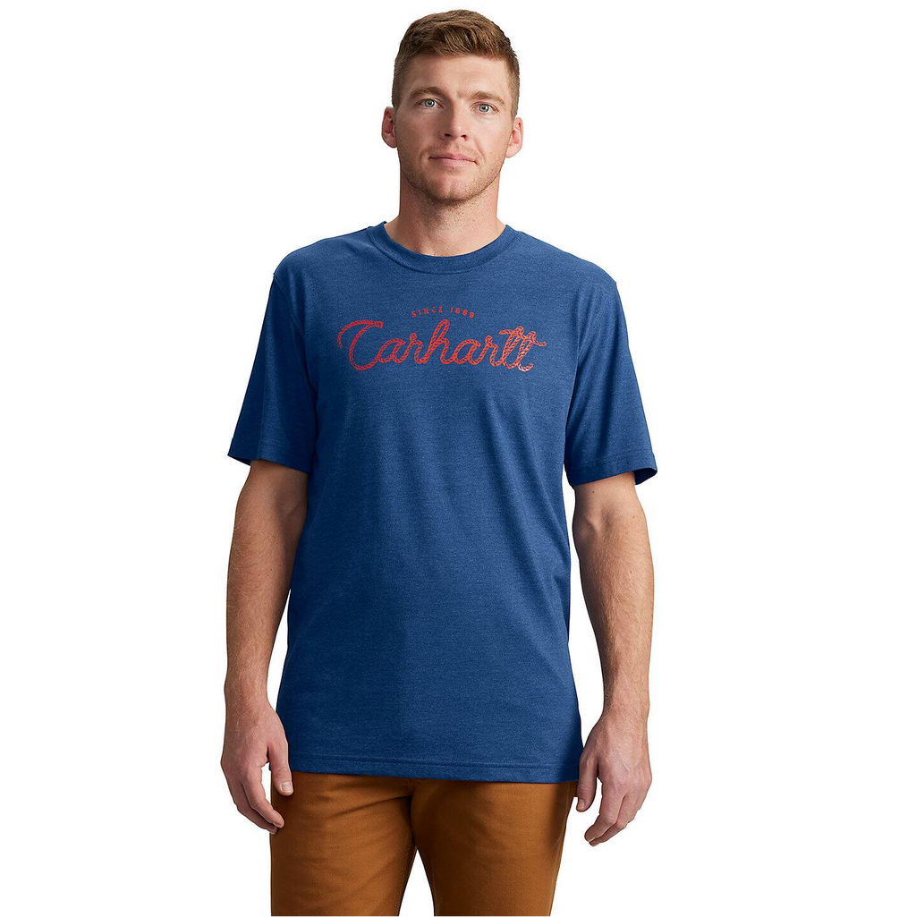 Carhartt Relaxed Fit Lightweight Short-Sleeve Script Graphic T-Shirt