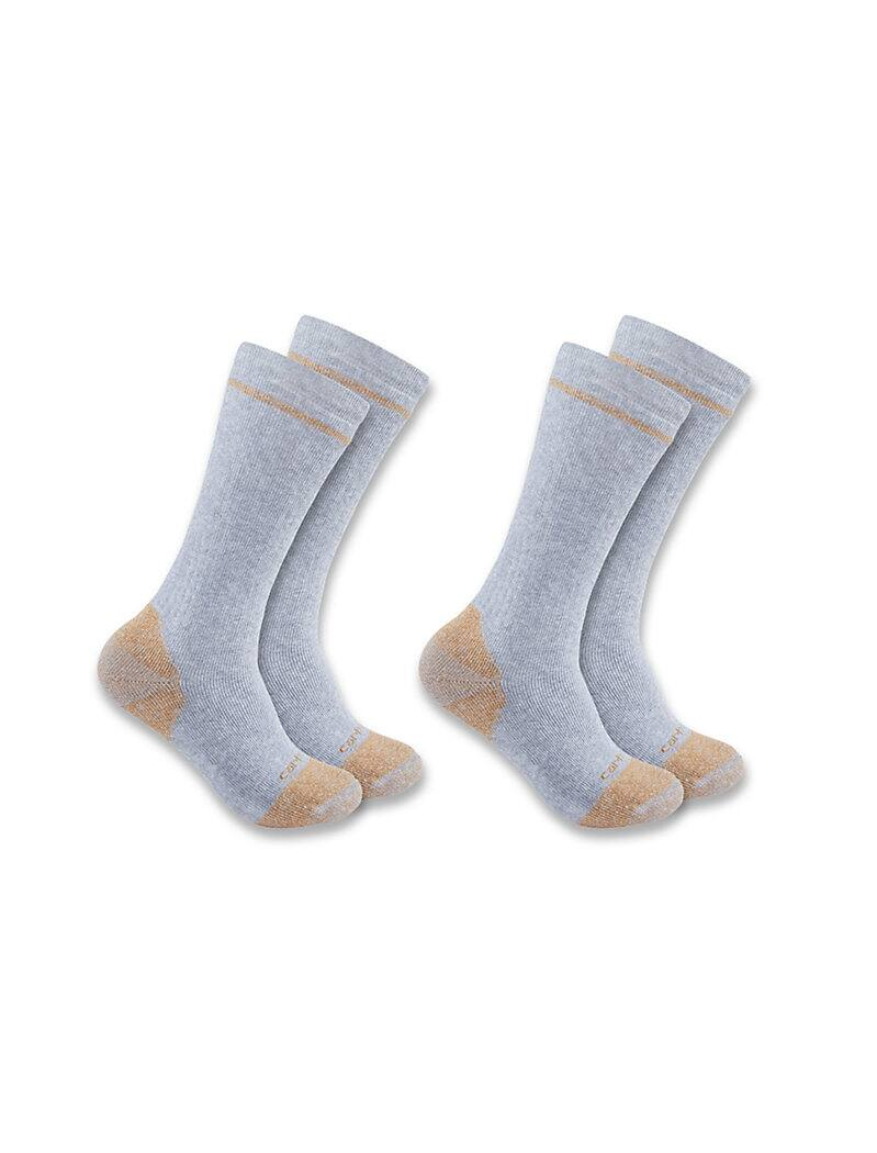 Carhartt Midweight Cotton Blend Steel Toe Boot Sock 2pk