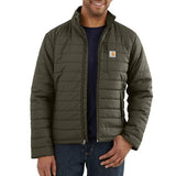 Carhartt Men's Rain Defender® Insulated Rain Jacket - Relaxed Fit - Lightweight - 2 Warmer Rating