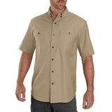 Carhartt Rugged Flex® Relaxed Fit Midweight Canvas Short-Sleeve Shirt