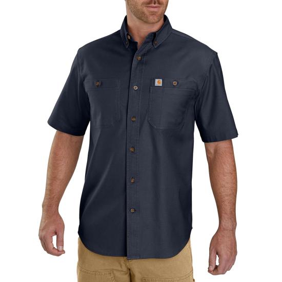 Carhartt Rugged Flex® Relaxed Fit Midweight Canvas Short-Sleeve Shirt