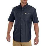 Carhartt Rugged Flex® Relaxed Fit Midweight Canvas Short-Sleeve Shirt