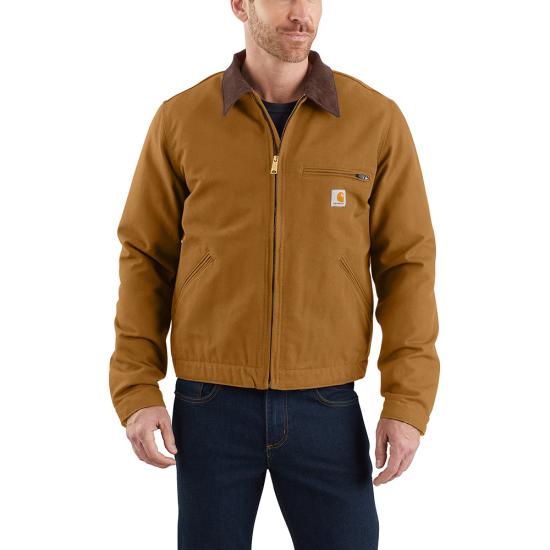Carhartt Relaxed Fit Duck Blanket-Lined Detroit Jacket