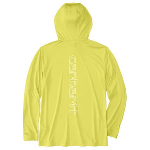 Carhartt Force Sun Defender™ Lightweight Long-Sleeve Hooded Logo Graphic T-Shirt