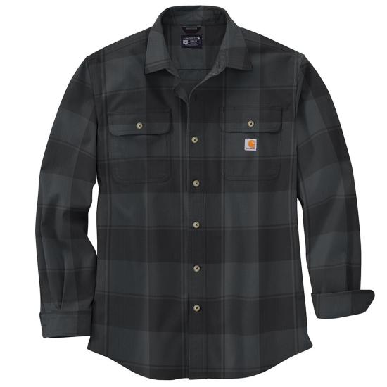 Carhartt Loose Fit Heavyweight Flannel Long-Sleeve Plaid Shirt - 106356