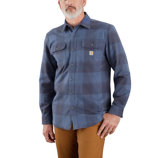 Carhartt Loose Fit Heavyweight Flannel Long-Sleeve Plaid Shirt - 106356