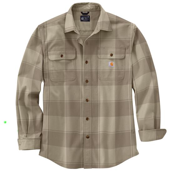 Carhartt Loose Fit Heavyweight Flannel Long-Sleeve Plaid Shirt - 106356