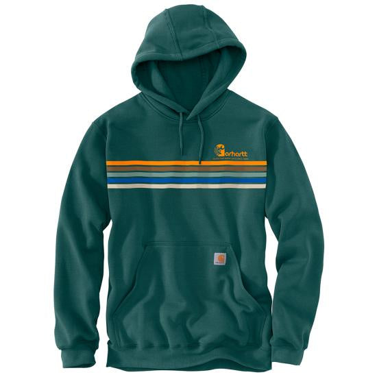 Carhartt Loose Fit Midweight Stripe Graphic Sweatshirt