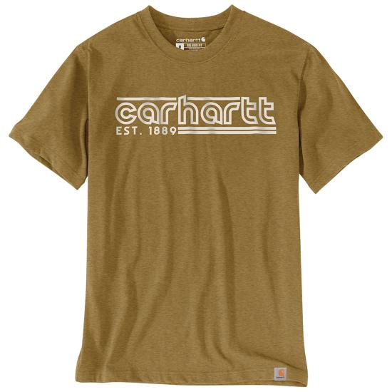 Carhartt Relaxed Fit Lightweight Short-Sleeve Logo Graphic T-Shirt
