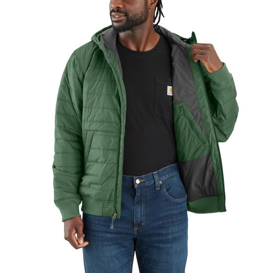 Carhartt Rain Defender® Relaxed Fit Lightweight Insulated Hooded Jacket - 3 Warmest Rating