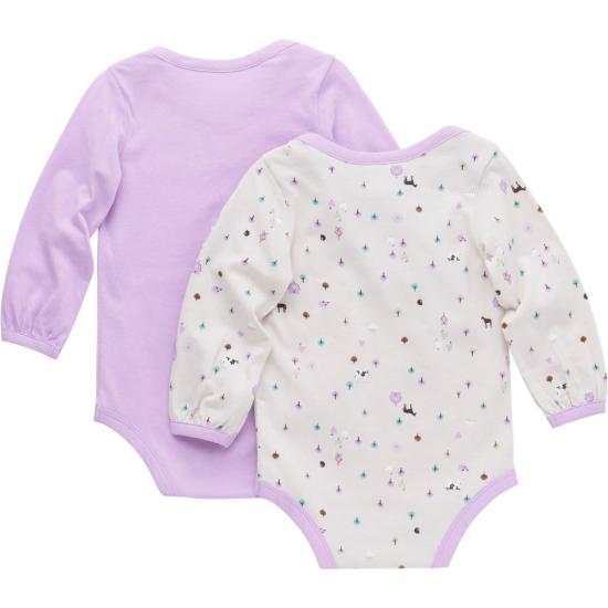 Carhartt Kids Long Sleeve Farm Print 2pc Bodysuit