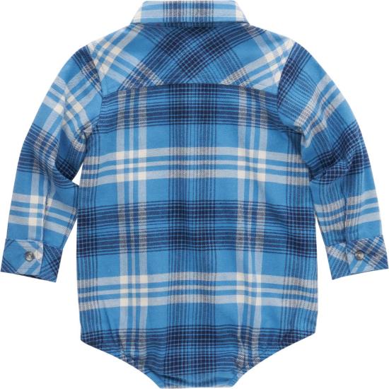 Carhartt Kids Long Sleeve Flannel Bodysuit