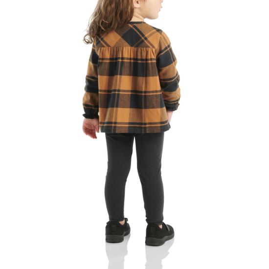 Carhartt Kids Long Sleeve Flannel Top & Legging Set