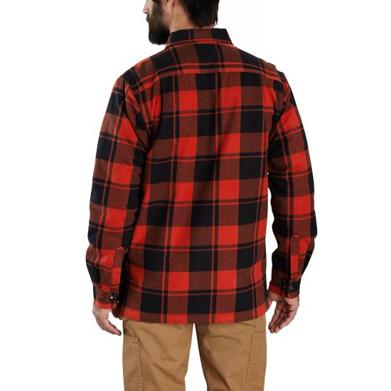 Carhartt Relaxed Fit Flannel Sherpa-Lined Shirt Jac 2024