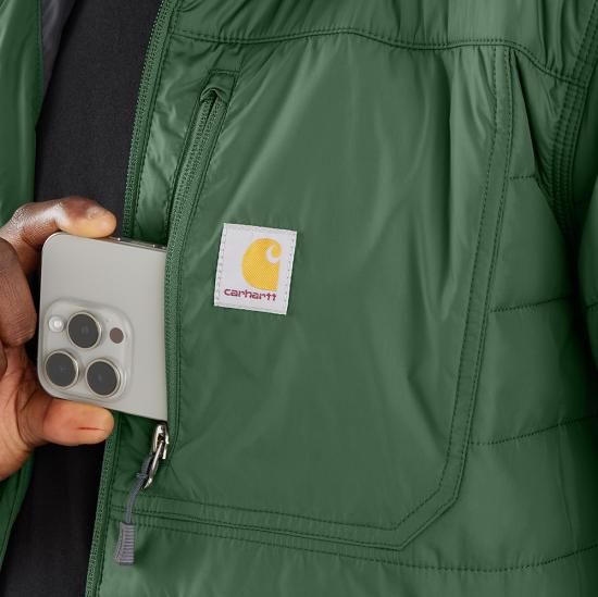 Carhartt Rain Defender® Relaxed Fit Lightweight Insulated Hooded Jacket - 3 Warmest Rating