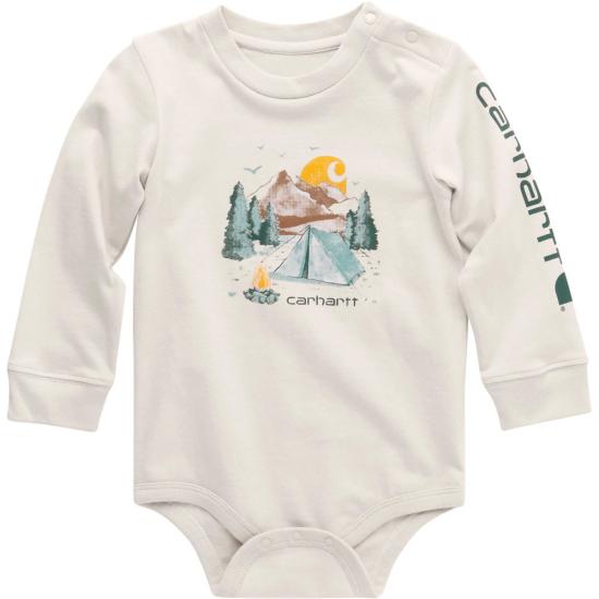 Carhartt Kids Long Sleeve Camping Graphic Bodysuit