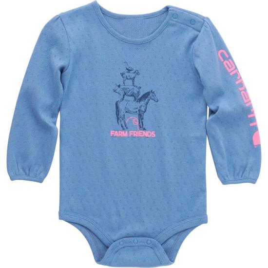 Carhartt Kids Long Sleeve Farm Friends Bodysuit