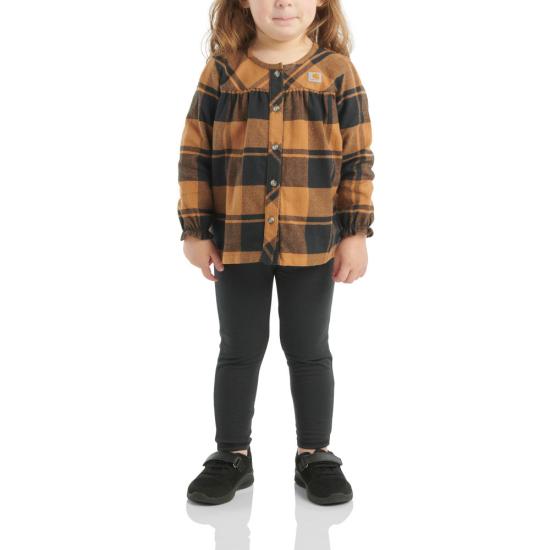 Carhartt Kids Long Sleeve Flannel Top & Legging Set