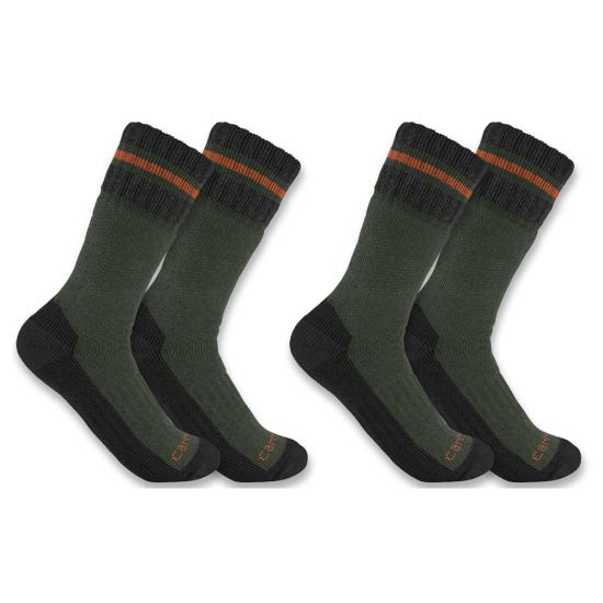 Carhartt Heavyweight Synthetic-Wool Blend Boot Sock 2pk