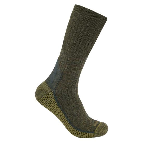 Carhartt Force Grib Midweight Merino Wool Blend Crew Sock