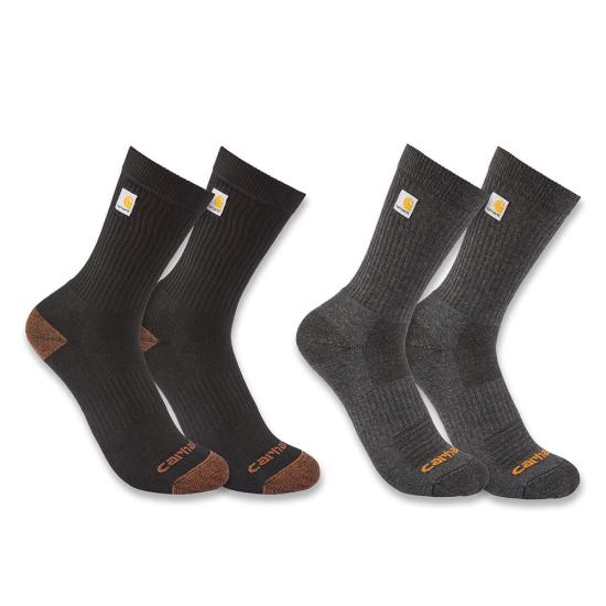 Carhartt Midweight Logo Crew Sock 2pk