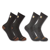 Carhartt Midweight Logo Crew Sock 2pk