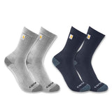 Carhartt Midweight Logo Crew Sock 2pk