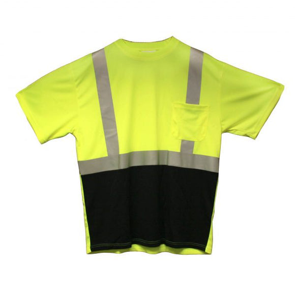 Safety T-Shirt with Black Bottom