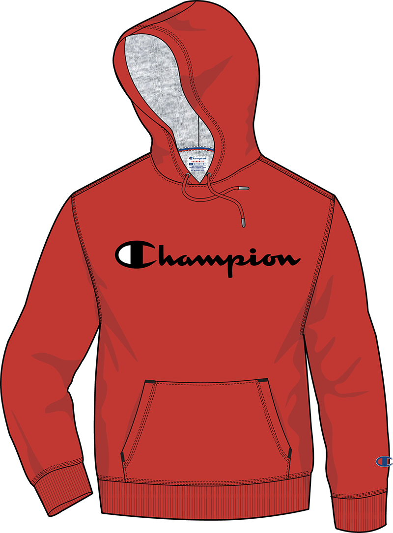 Champion Big & Tall Script Pullover Hoodie