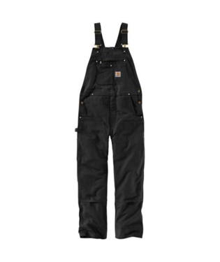Carhart Relaxed Fit Duck Bib Overall - BLACK