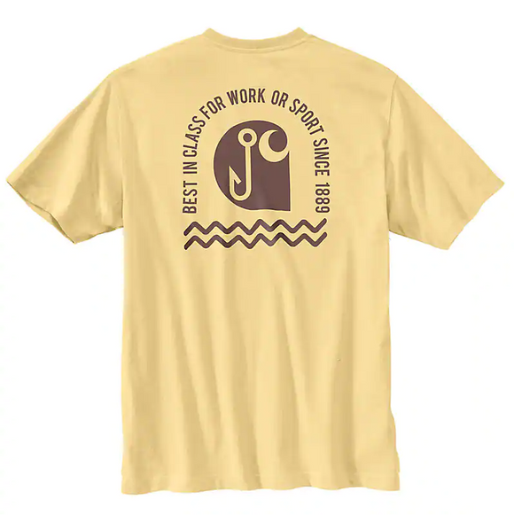 Carhartt Loose Fit Heavyweight Short Sleeve Fishing Graphic T-Shirt