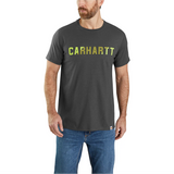 Carhartt Force Short Sleeve Block Logo Graphic T-Shirt
