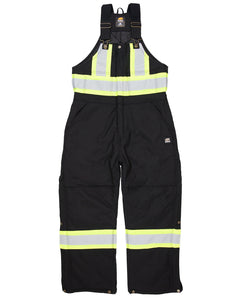 Berne Safety Striped Arctic Insulated Bib Overalls